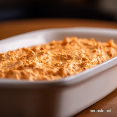 Easy Buffalo Chicken Dip The CrowdPleaser That Disappears Recipe Card