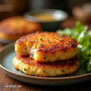 Fluffy Canned Salmon Patties Recipe Crispy Ready Fast Recipe Card