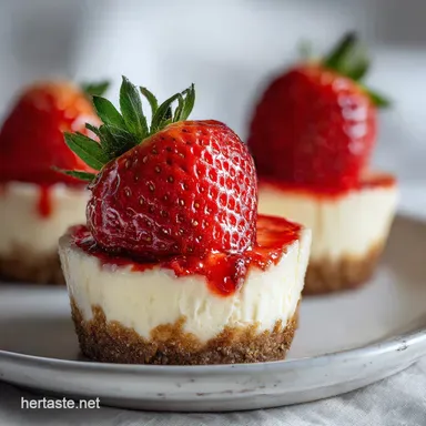 Cheesecake Stuffed Strawberries Easy Valentines Day Dessert Idea - No Bake Recipe Card