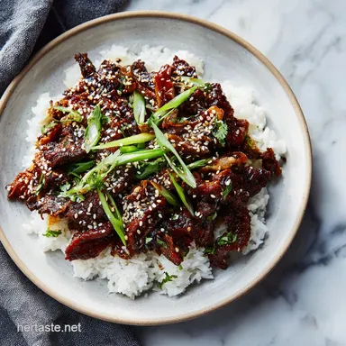 Easy Chicken Bulgogi Recipe with Sesame and Ginger for 4 Servings Recipe Card