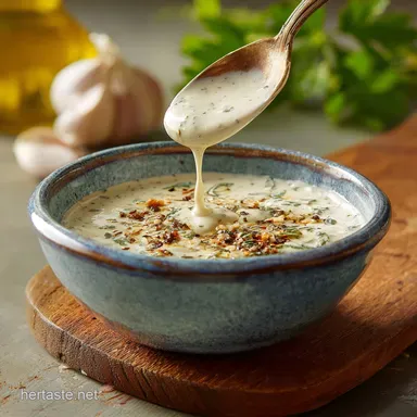 Creamy Garlic Salad Dressing The Ultimate 10Minute Recipe Recipe Card