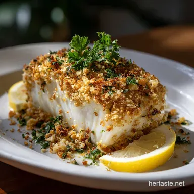 Baked Halibut Recipe: Easy Lemon-Herb Fillet, Ready in 30 Min Recipe Card