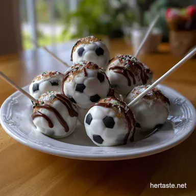 Football Cake Pops Recipe: Easy Perfect Game Day Treats Recipe Card