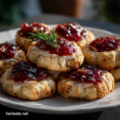 Easy Iced Thumbprint Cookies: Buttery, Shatter-Crisp Glaze Recipe Card