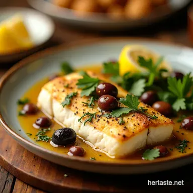 Sunshine in the Oven Mediterranean Baked Fish Recipe Recipe Card