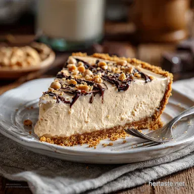 NoBake Peanut Butter Pie: Ultra-Creamy, Easy Pie Recipe Recipe Card