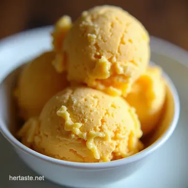 Effortless NoChurn Mango Ice Cream Recipe Homemade Creamy