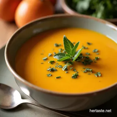 Easy Butternut Squash Soup Silky Smooth Simple Recipe Card