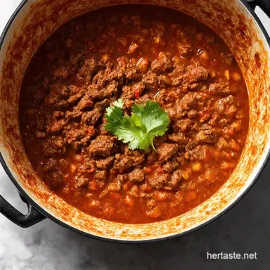 Easy Ground Beef Chili Recipe OnePot Stovetop Comfort