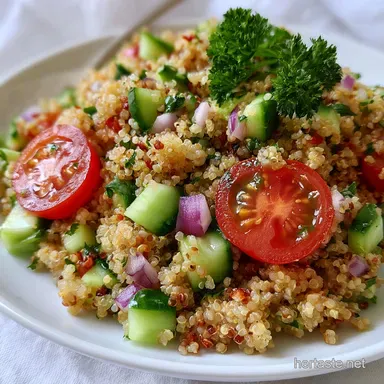 Easy Quinoa Salad Prep: Meal Prep Recipe Card