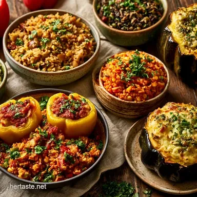 12 Easy Rice and Stuffed Vegetable Recipes