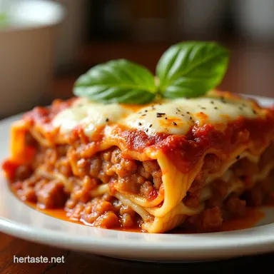 Easy Lasagna with Ricotta The Speedy Sunday Supper Recipe Recipe Card