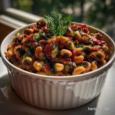 Savory Black Eyed Peas Recipe Easy: Umami Comfort Recipe Card