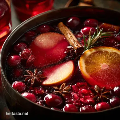 Christmas Punch: Best Easy Spiced Cordial Recipe for a Crowd Recipe Card