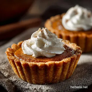 Mini Pumpkin Pies: Recipe for the best individual spiced fall dessert Recipe Card