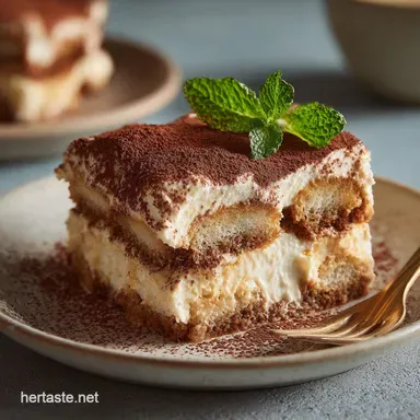 Easy Tiramisu Recipe The Quick NoEgg NoBake Italian Classic Recipe Card