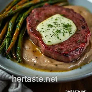 Easy & Elegant Filet Mignon with Herb Butter: A Classic Recipe Recipe Card