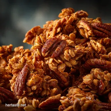Homemade Granola: Maple, Pecan Sea Salt Clusters Recipe Card