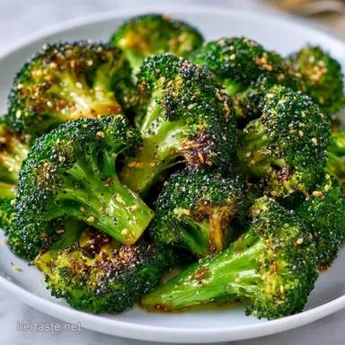 Everything Seasoned Broccoli: Air Fryer