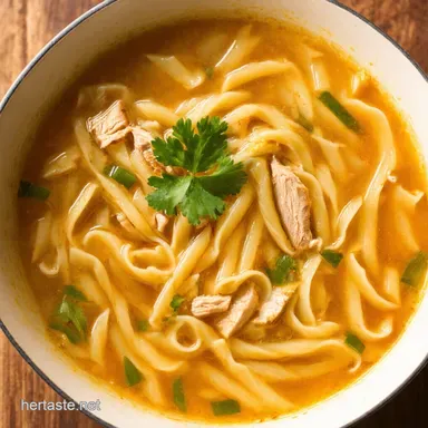Healthy Chicken Noodle Soup Mums FeelGood Recipe Recipe Card