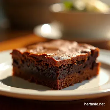 Felixs Brownie Recipe Fudgy Crackly Top Perfection Recipe Card