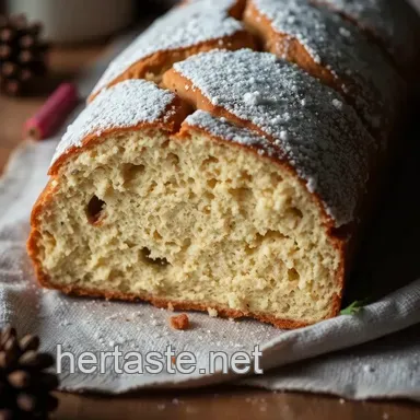 Delicious Christmas Bread: My Favorite Festive Stollen Recipe Recipe Card