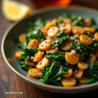 FiveMinute Fiery Garlic Snap Peas Recipe Quick Side Recipe Card