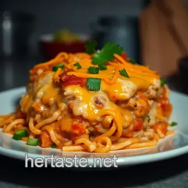 Cheesy Fiesta Chicken Enchilada Casserole: Quick &amp  Easy!