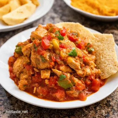 Fiesta Slow Cooker Salsa Chicken Weeknight Winner Recipe Card