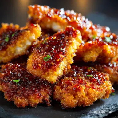 FingerLickin Good Irresistibly Sticky Korean Chicken Recipe Recipe Card