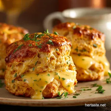 HamStuffed Biscuits With Mustard Butter: Flaky Southern Recipe Recipe Card