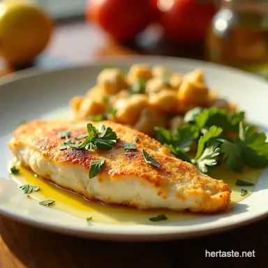 Sunshine on a Plate Quick Flaky Lemon Butter Fish Recipe Recipe Card