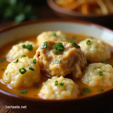 The Proper Job Best Homemade Chicken and Dumplings Recipe Recipe Card