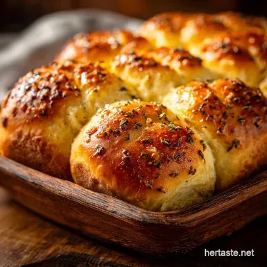Garlic Butter Bread Rolls: The Ultimate Fluffy Homemade Dinner Roll Recipe Card