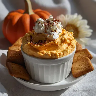 Fluffy Pumpkin Cheesecake Dip PumpkinWeek: No-Bake Mousse