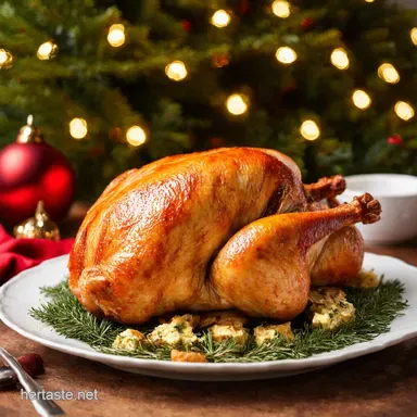 60 Easy Christmas Dinner Ideas Foolproof Herb Butter Turkey Recipe Card
