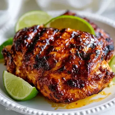 Grilled Chicken Summer Meal for 4 Recipe Card