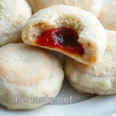 How to Make Amazing Fried Sesame Seed Cakes with Sweet Filling Recipe Card