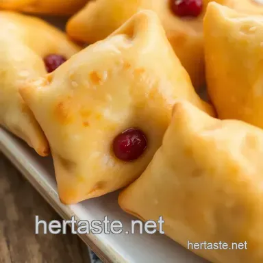 My Grandmother's Fry Red Bean Pastry | Crispy Sesame Treats Recipe Card