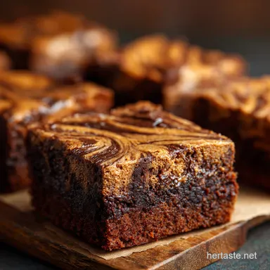 Low Carb Almond Butter Brownies: Fudgy Keto Swirl Treat Recipe Card