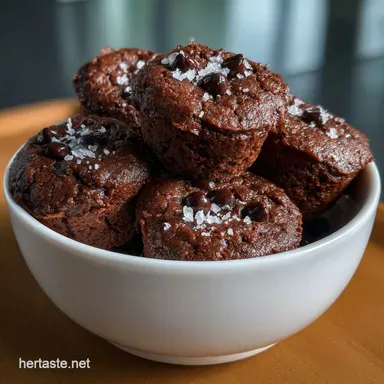 Fudgy Protein Brownie Bites Made With Greek Yogurt & Less Sugar Recipe Card