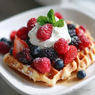 Galentine s Day and Fun Mother s Day Brunch Waffle: Shatter Crisp Recipe Card