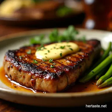 The Best Restaurant Quality Garlic Butter Steak Recipe Recipe Card