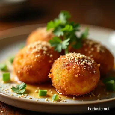 Crispy Japanese Curry Croquette Korokke Tokyo Taste at Home Recipe Card