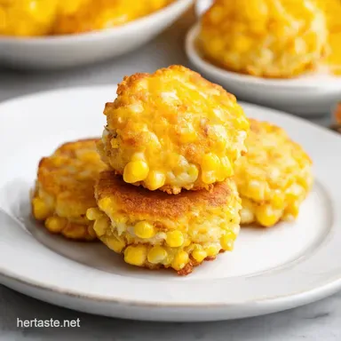 Cheesy Corn Fritters Recipe Golden Summer Goodness Recipe Card