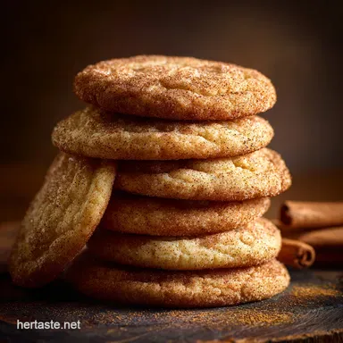 Chewy Classic Snickerdoodles Recipe Golden Standard with Cream of Tartar Recipe Card