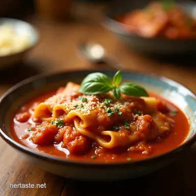 The Best Lasagna Soup Recipe Grandma Emilias Italian Hug Recipe Card