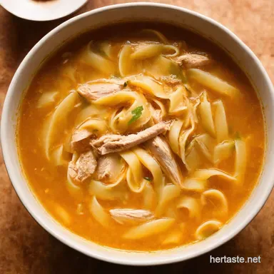 Grandmas Chicken Noodle Soup But Even Better Recipe Card