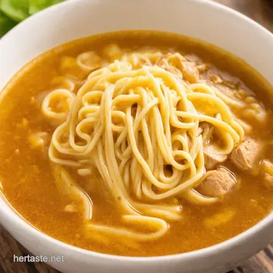 Grandmas Secret Homemade Noodles for Chicken Noodle Soup Recipe Card