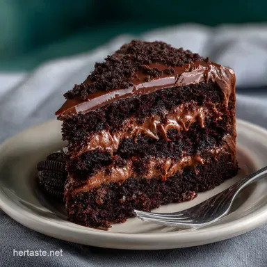 Graveyard Cake: Moist Chocolate Recipe for Halloween Recipe Card